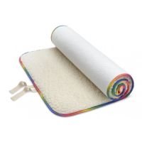 Yogamatte Schurwolle Premium Rainbow
