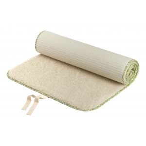 Yogamatte Schurwolle Bausinger Akzent 75 x 200 cm Paisley Grün