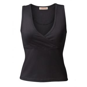 Damen Tank Shirt ALMORA M Schwarz