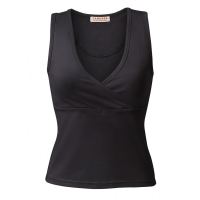 Damen Tank Shirt ALMORA M Schwarz