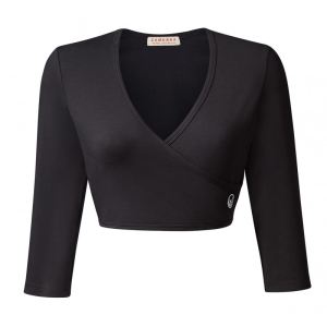 Damen Shoulder Shrug ASSAM S Schwarz