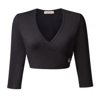 Damen Shoulder Shrug ASSAM L Schwarz