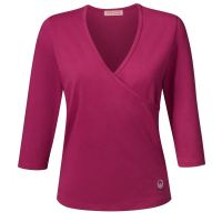 Damen Wickelshirt AMRITSAR L Purple