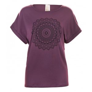 Comazo Damen Shirt Mandala 38 Mauve