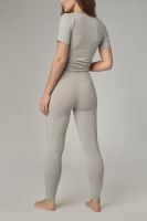 Comazo Damen Leggings Grau-Melange 40